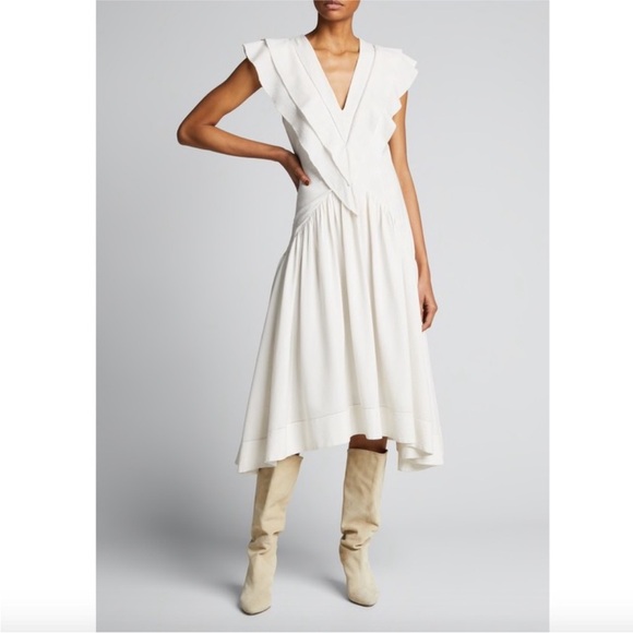 Isabel Marant Étoile Hillary Sleeveless Midi Dress - Picture 4 of 16